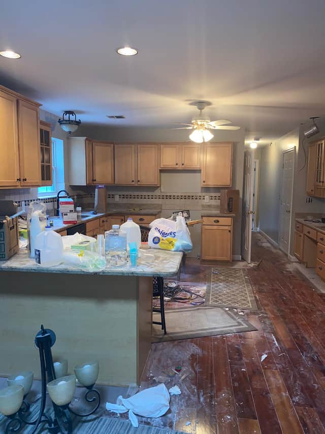 Before deep clean